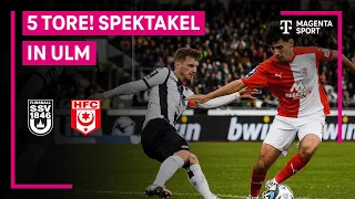 SSV Ulm vs. Hallescher FC, Highlights mit Live-Kommentar | 3. Liga | MAGENTA SPORT