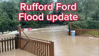 Rufford Ford flood update.