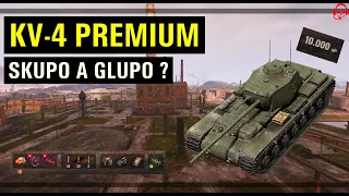 KV-4 Kreslavskiy 10.000 BONDOVA SKUPO A GLUPO ? Gameplay World of Tanks.