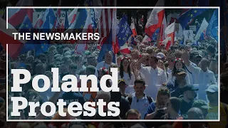 Does Poland's protests show that public opinion shifting to the left?