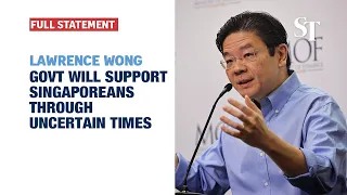 [FULL] DPM Lawrence Wong announces support package to help with rising cost of living