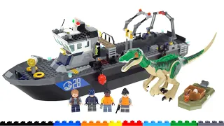 LEGO Jurassic World Baryonyx Dinosaur Boat Escape 76942 review! Biggest in the series, and worst