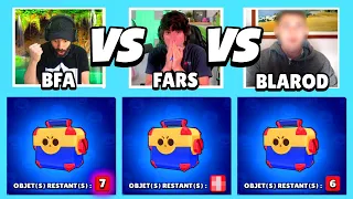 SI TU PERDS TU PAYES TON PACK OPENING avec BFA vs Blarod et FarsAttack sur Brawl Stars !