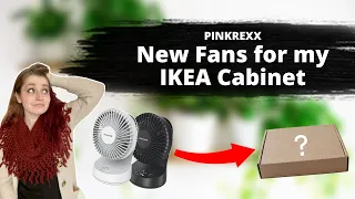 THESE NEW FANS ARE SO QUIET! Putting new fans in my plant cabinet - new fans for my IKEA cabinet!
