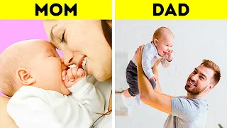 How Does It Feel To Be A MOM and A DAD || Funny Things About Pregnancy