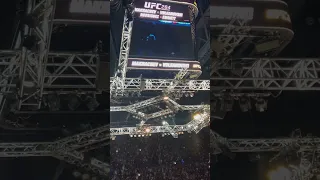 Bruce Buffer announcing the UFC 284 main event. Perth, WA.