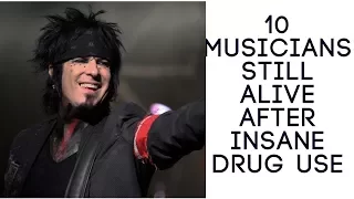 10 Musicians Still Alive After Insane Drug Use - 10 famous people ruined by drugs