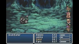 Final Fantasy V Defeating Skull Eater Easy