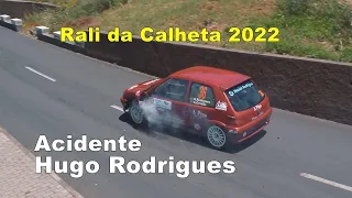 Acidente Hugo Rodrigues Rali da Calheta 2022