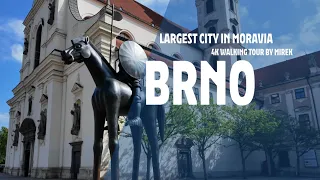 DISCOVER THE SECOND LARGEST CITY IN THE COUNTRY🚶CENTRE OF BRNO [4K] WALK – 🌤️ APRIL 2024