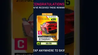Asphalt 9 *FREE GIFT* 🥳🥳🥳to all participants the chervolet cervette Stingray and car decal