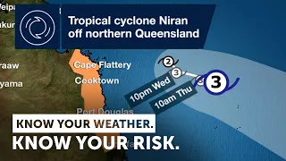 Severe Weather Update:  tropical cyclone Niran off Northern Queensland - 3 March 2021