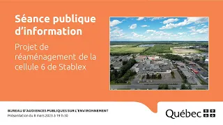 Séance publique d'information - 8 mars 2023 à 19 h 30