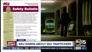 ASU issues warning about sex trafficking