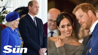 Harry & Meghan have said too much about William & Camilla to have a hybrid royal role, expert says