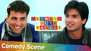 Comedy Scenes of Movie Deewane Huye Paagal- Akshay Kumar- Johny Lever - Shahid Kapoor- Paresh Rawal