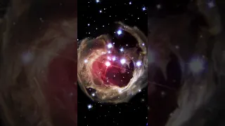 The evolution of the light echo around V838 Monocerotis - Hubble Space Telescope #shorts