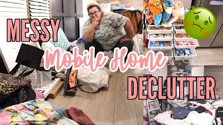 MASSIVE CLEAN & DECLUTTER 😱 | minimalism my way | messy mobile home declutter | + PANTRY RESTOCK!