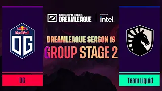 Dota2 - OG vs Team Liquid - Game 2 - DreamLeague Season 19 - Group Stage 2