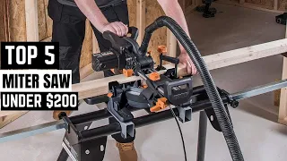 Top 5 Best Budget Miter Saws under $200 of 2023