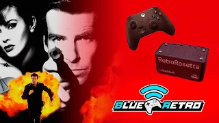 GoldenEye 007 N64 - Modern controllers on N64 (BlueRetro / RetroRosetta)