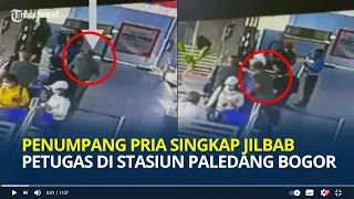 Penumpang Pria Singkap Jilbab Petugas KAI, Emosi Tak Boleh Naik Kereta, Kini Dilaporkan ke Polisi