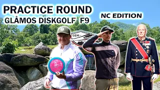 GLÅMOS NC LAYOUT - PRACTICE ROUND F9 / W @KRDiscGolf