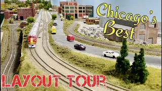 Incredible N Scale Model Railroad of Chicago - LAYOUT TOUR