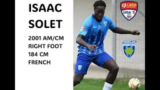 Isaac Solet, 2001, AM/CM, 184cm, Right foot, French