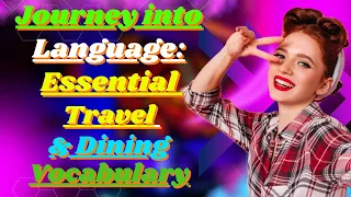 Language Learning Adventure: Travel Vocabulary & Restaurant Phrases.