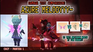 AZURE MELODY DAMAGE TEST COMPARISON - CRAZY PRONTERA 1 - RAGNAROK ORIGIN GLOBAL