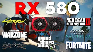 RX 580 Test In 8 Popular Games In 2021 | RX 580 + i5 4590 | 1080p