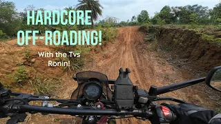 Off roading with the Tvs Ronin | Performance in trails and bad roads | Good suspension setup |