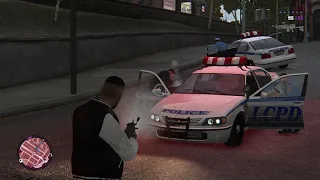 GTA 4 TBOGT - Alderney City Police Station Attack + Six Star Escape