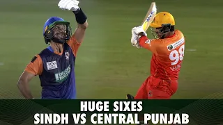 Huge Sixes From Match 16 | Sindh vs Central Punjab | National T20 | MH1E