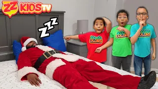 Don't Wake The Santa Imposter! ZZ Kids TV Game Show