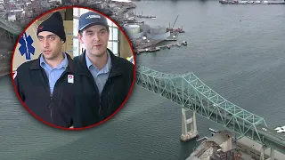 Passing EMTs help woman deliver baby on Tobin Bridge during rush hour