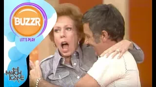 Carol Burnett CRASHES the set of Match Game! BLOOPER! | 1978 BUZZR