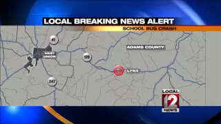 School bus crash in Adams County