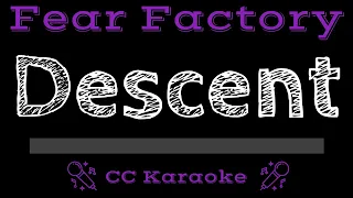 Fear Factory • Descent (CC) [Karaoke Instrumental Lyrics]