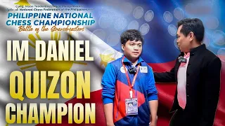 Ang 2023 National Chess Champion IM Daniel Quizon - Interview and Game analysis