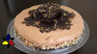 Keto Walnut Caramel Mirror Cake | Keto Recipes | Keto Cake | Gluten free Cake | Sugar free Cake