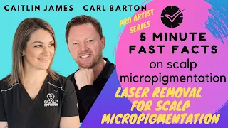 Removing Scalp MicroPigmentation with Laser -  5 Minute FAST FACTS Interview with Carl Barton