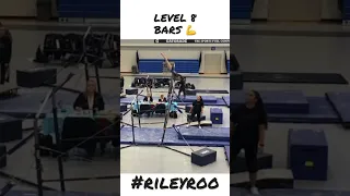 Uneven Bars Level 8 1/14/23 #gymnast #gymnastics #giants #flips #level8 #region8 #shorts #rileyroo