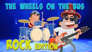 The Wheels On The Bus   Kids Nursery Rhymes   Rock Edition