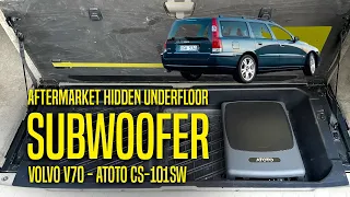 Fitting An Underfloor Subwoofer To My Volvo V70 | Atoto CS-101SW Review