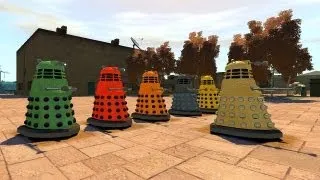 Grand Theft Auto IV - Dalek (Dr Who MOD) HD