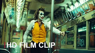 Joker (2019) | Arthur Kills Three Guys on the Subway