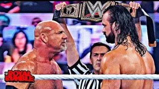 Royal Rumble 2021 - Drew McIntyre vs Goldberg full Match