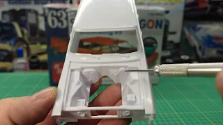 Unboxing the AMT 1963 Chevrolet Chevy II Nova Station Wagon 3 in 1 #unboxing